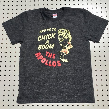 THE APOLLOS / チャカブンTee（ヘザーブラック）