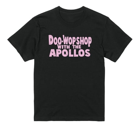 THE APOLLOS / DOO-WOP SHOP Tee（ブラック×ピンク）