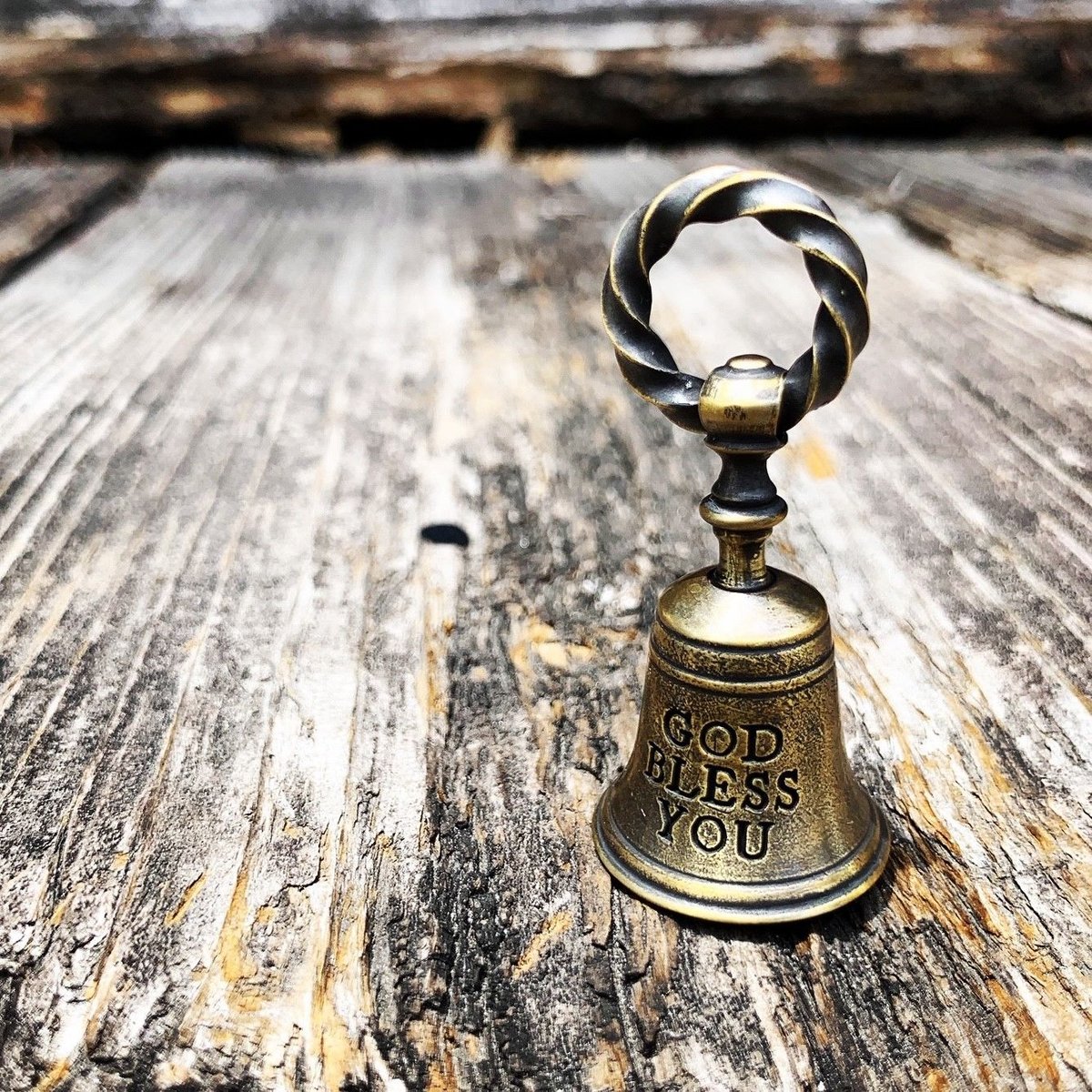 BELL CHARM /Brass | BACKDROP Leathers