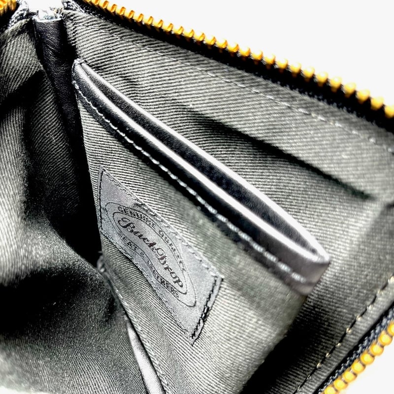 l'echoppe LE ZIP BZ ブラック　サイズ2 タグ付　完売品 HISSU EVO BI FOLD ZIP L 二つ折りウォレット｜ブラック｜メンズ