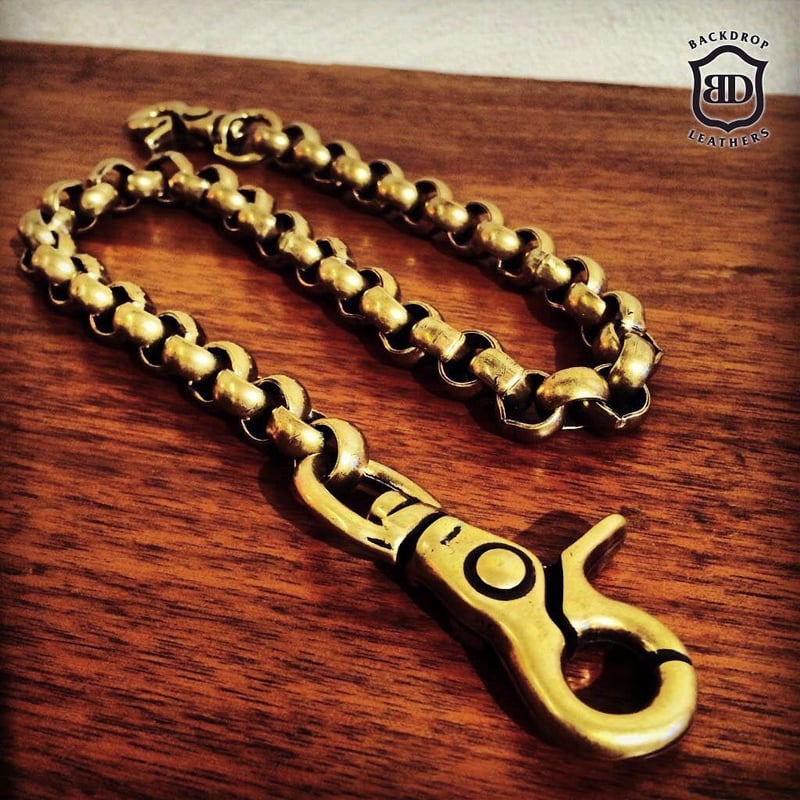 WALLET CHAIN /Brass | BACKDROP Leathers WALLET CHAIN /Brass | BACKDROP Leathers