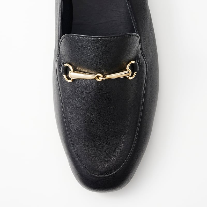 LSM-20ブラックレザービット ローファーバブーシュ |