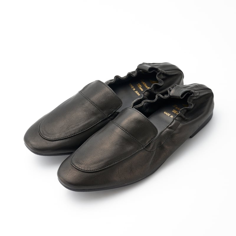 YOHJIYAMAMOTO+NOIR フリル レザー ローファー モード THE SHOP YOHJI YAMAMOTO
