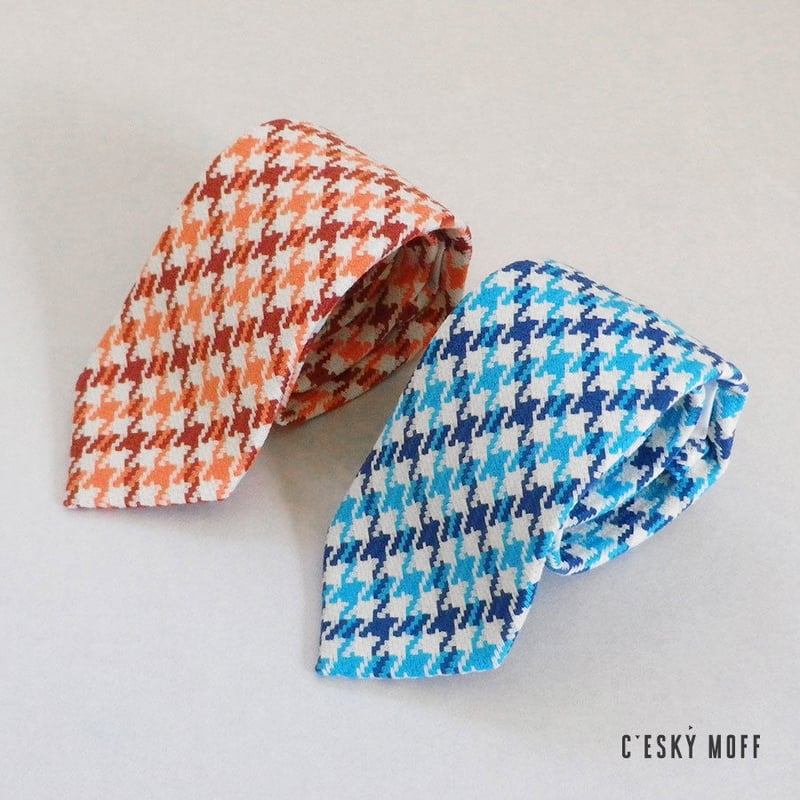 デジタルドット千鳥格子ネクタイ / CESKY MOFF | CESKY MOFF