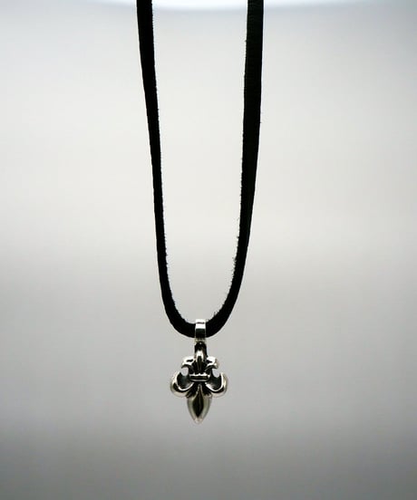 -Honest- Flare Necklace/Silver999(Oxidized)
