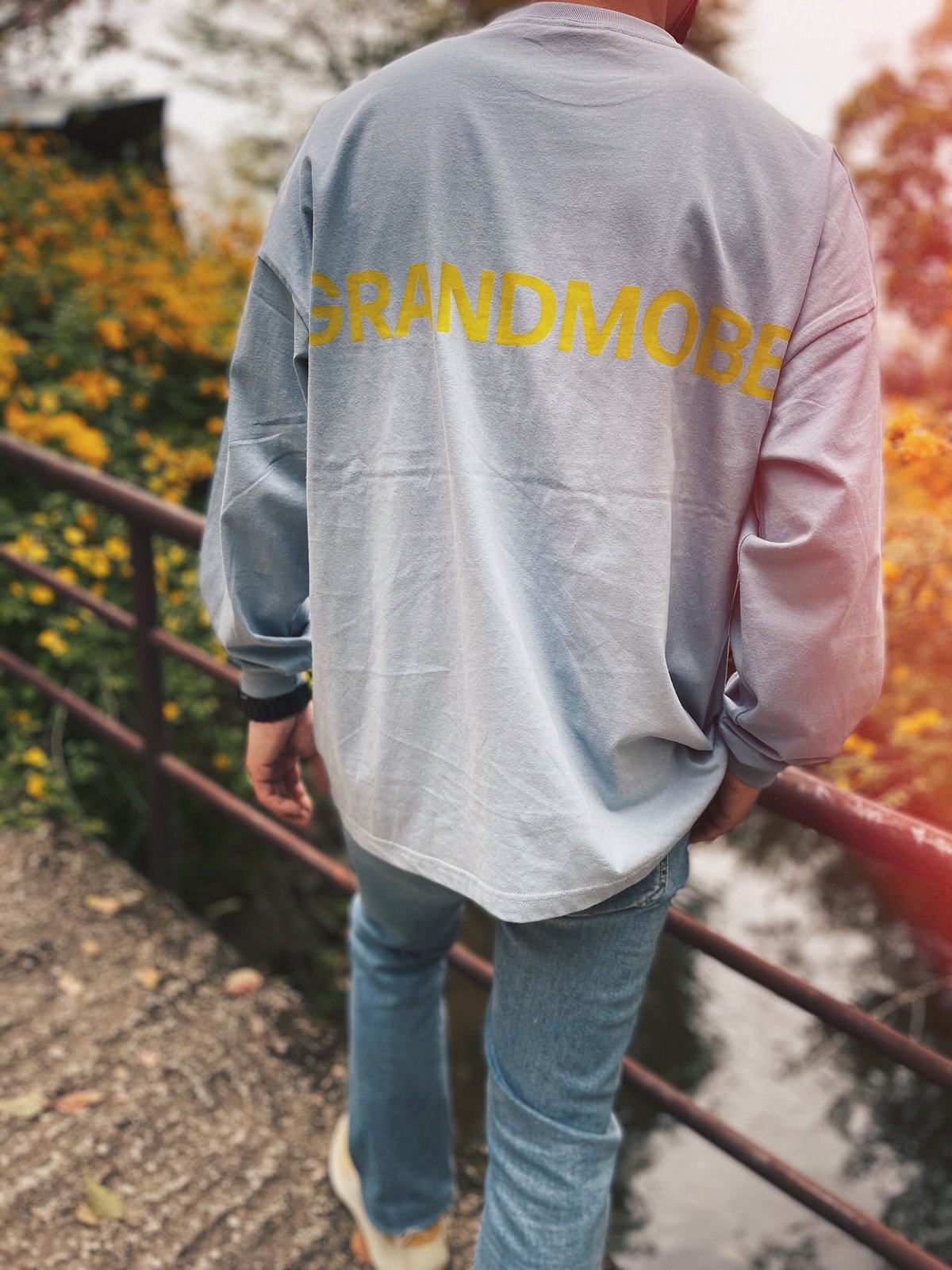 GRANDMOBB T-SHIRT/Long Sleeve Big Silhouette ☆L