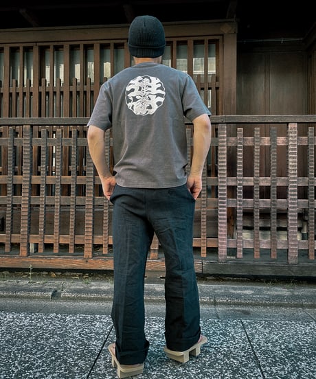 壬生浪士紋半袖 フェードグレー「受注期間限定６月３日まで」