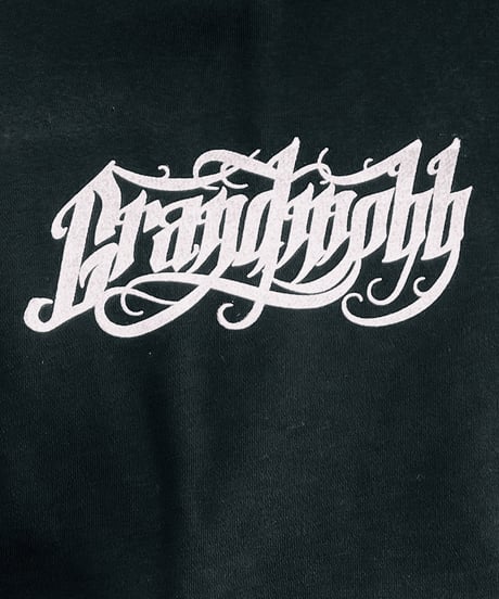 Calligraphy Logo Hooded/Big Silhouette<Black>