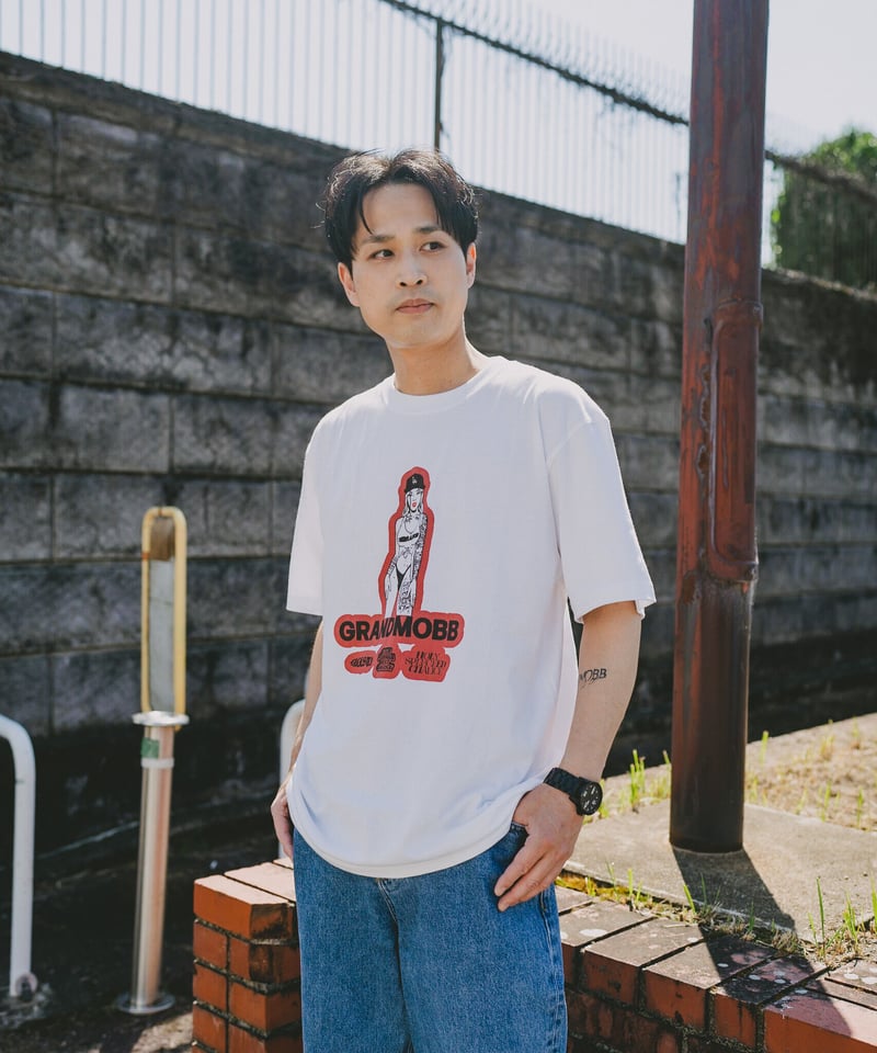 LA Girl's Logo T-shirt/White | GRANDMOBB