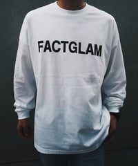 Factglam Basic Logo T-shirt Long Sleeve/White
