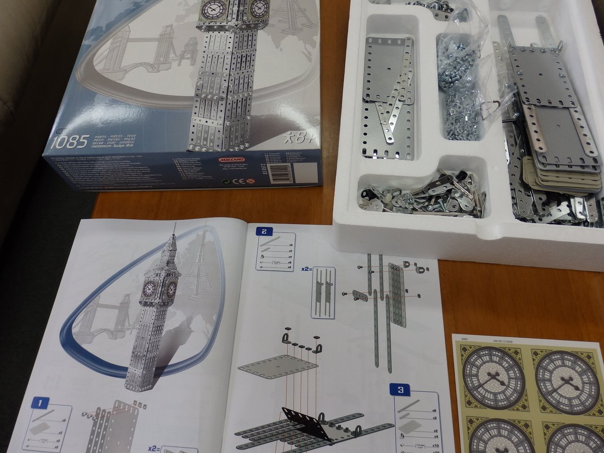 MECCANO ビッグ・ベン 特別版 1085パーツ MECCANO ビッグ・ベン 特別版 1085パーツ