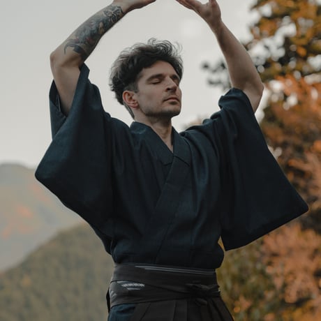 Samurai experience in the nature