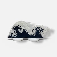 北斎の波アクリルオブジェ
