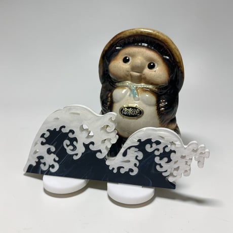 北斎の波アクリルオブジェ