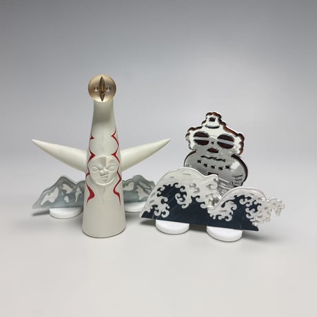 北斎の波アクリルオブジェ