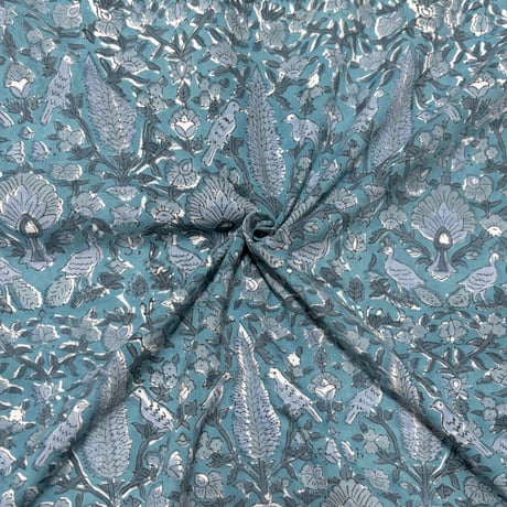 CATEGORY グリーン系 | MICALA ミカラ ブロックプリント生地・インド綿