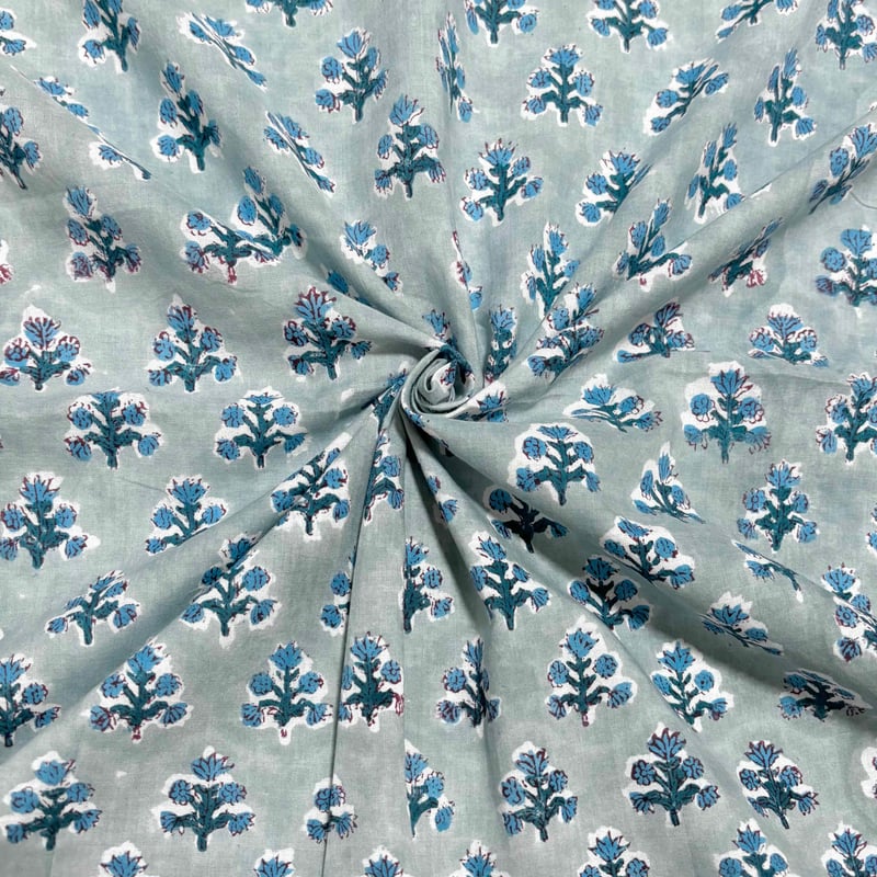 ハンドブロックプリントキルト ベビーキルト 未使用※インド ブロック