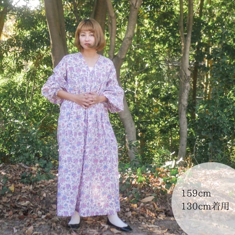 ボリューム袖 半袖 ワンピース★キュート 上品 おしゃれ 可愛い 小さいサイズ 袖ボリュームワンピース 低身長さん・小柄女性