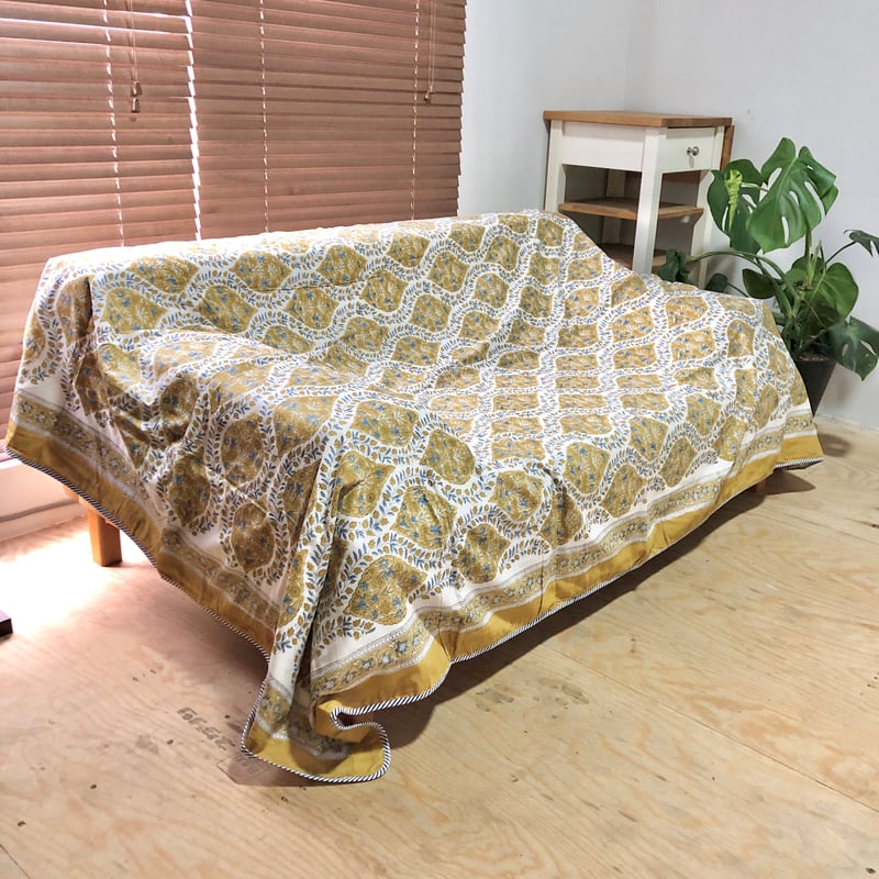 Mサイズ】リバーシブル マルチカバー マルチクロス インド ハンド