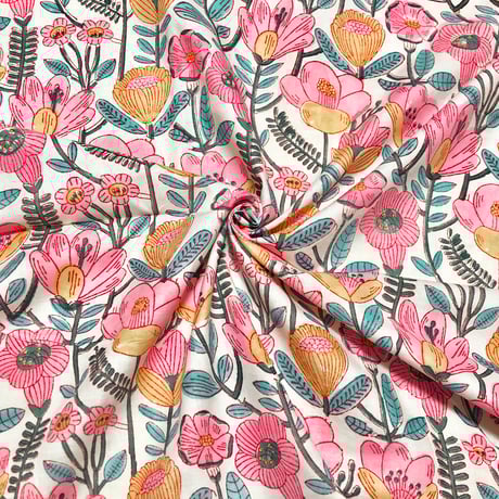 □SALE品 | MICALA ミカラ ブロックプリント生地・インド綿販売 通販