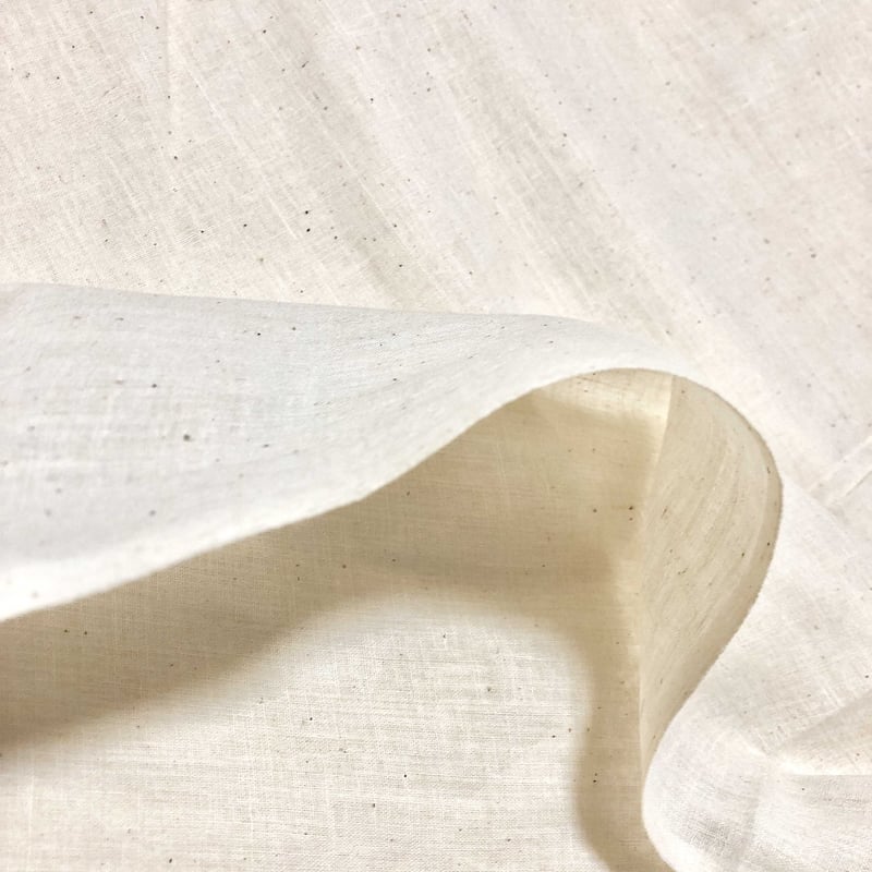 50cm単位】オフホワイト 150番手 インドカディ 手紡ぎ・手織り