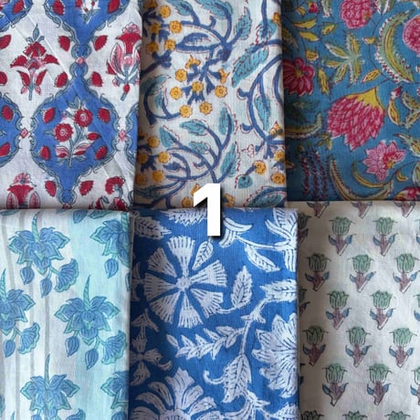 未使用※インド ブロックプリント 中綿入りキルト エキゾチック　マルチラグ 未使用※インド ブロックプリント 中綿入りベビーキルト ビビッド