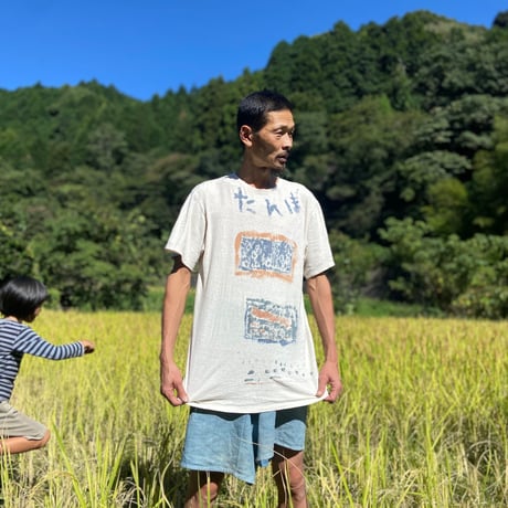 米『RELAX HempT-shirts Natural 』Hemp o/cotton unisex 中薄手175g