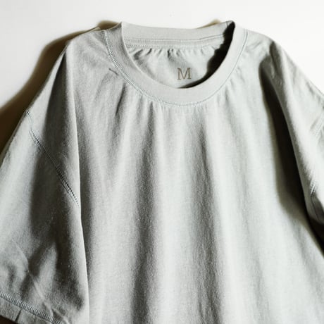 灰『RELAX T-shirts  STONE 』Hemp o/cotton  unisex 中薄手175g