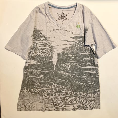 『テッポーTシャツ オルタネイティヴ  新しい暮らし_地球と月』Hemp×オーガニックコットン