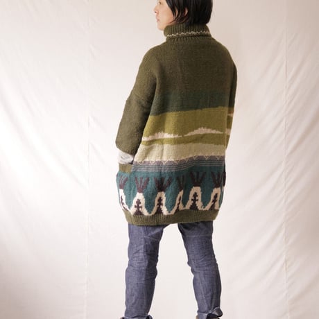 『PANORAMA  SWEATER パノラマセーター TIPI』ニュージーランドウール