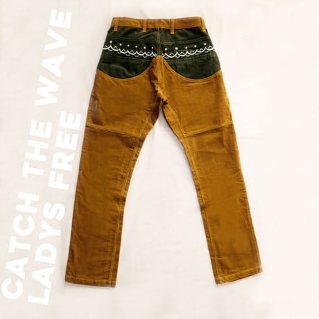 CATCH THE WAVE　Corduloy Pants Ladys Free