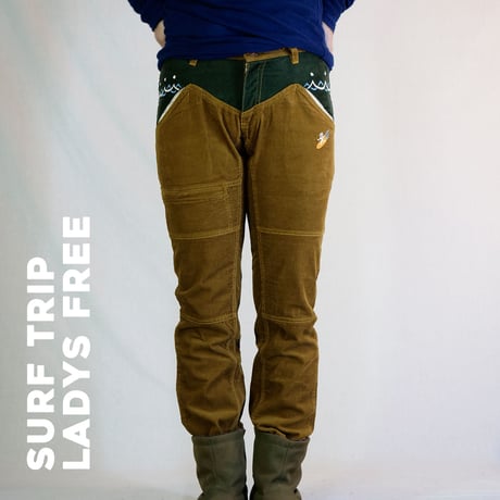 CATCH THE WAVE　Corduloy Pants Ladys Free
