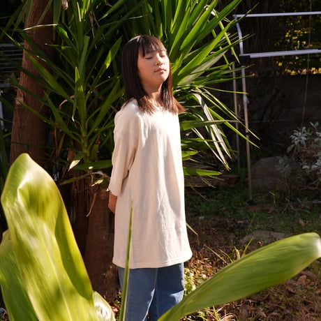 米『NORA T-shirts Natural 』Hemp o/cotton unisex 中薄手175g