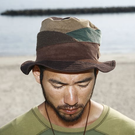 Pachwork corduroy hat