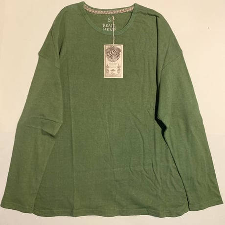 『テッポーロンT 無地_022』後染Hemp×オーガニックコットン