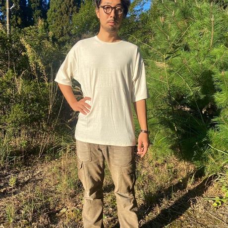 米『NORA T-shirts Natural 』Hemp o/cotton unisex 中薄手175g