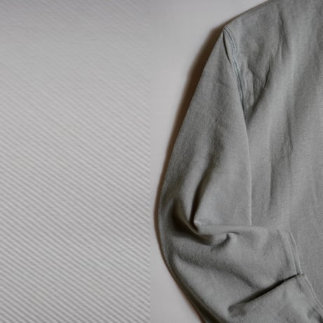 灰『RELAX LONG T』STONE Hemp o/cotton /Ladys,kids unisex　中薄手175g