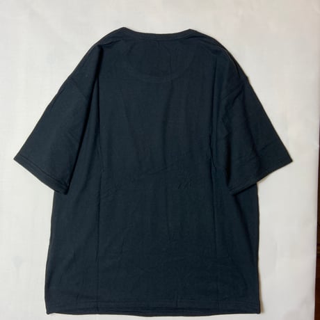 炭『NORA T-shirts BLACK 』Hemp o/cotton unisex 中薄手175g