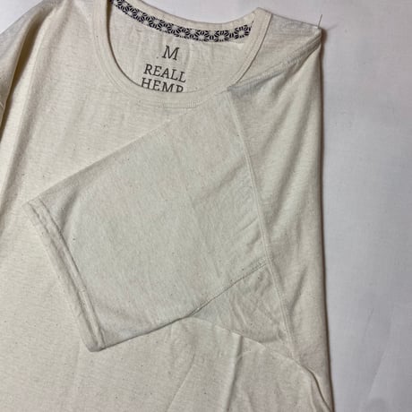 米『NORA T-shirts Natural 』Hemp o/cotton unisex 中薄手175g