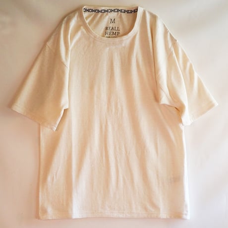 米『NORA T-shirts Natural 』Hemp o/cotton unisex 中薄手175g