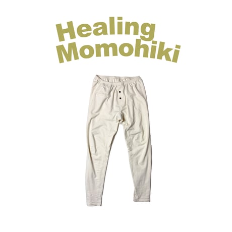 米『HEALING MOMOHIKI Natural』Legins Hemp O/cotton /unisex　中薄手175g