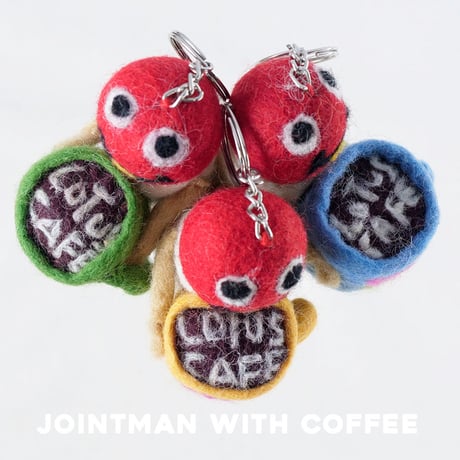 『ハンドメイド フェルトキーホルダー  lotuscafe』