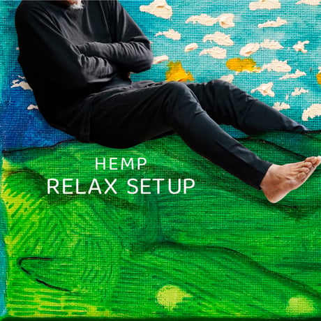 『HEMP SET UP』Hemp o/cotton  unisex 中厚手250g