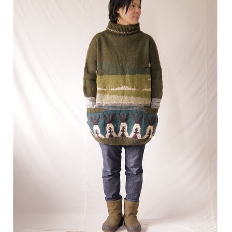 『PANORAMA  SWEATER パノラマセーター TIPI』ニュージーランドウール