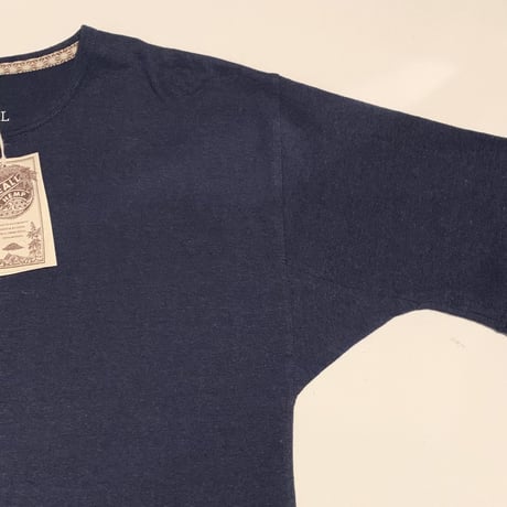 『テッポーTシャツ 無地_022』Hemp×オーガニックコットン後染めカーキ