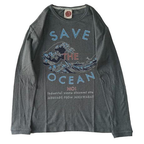 『テッポーロンT  SAVE THE OCEAN!   セーブ ザ オーシャン！』Hemp×オーガニックコットン