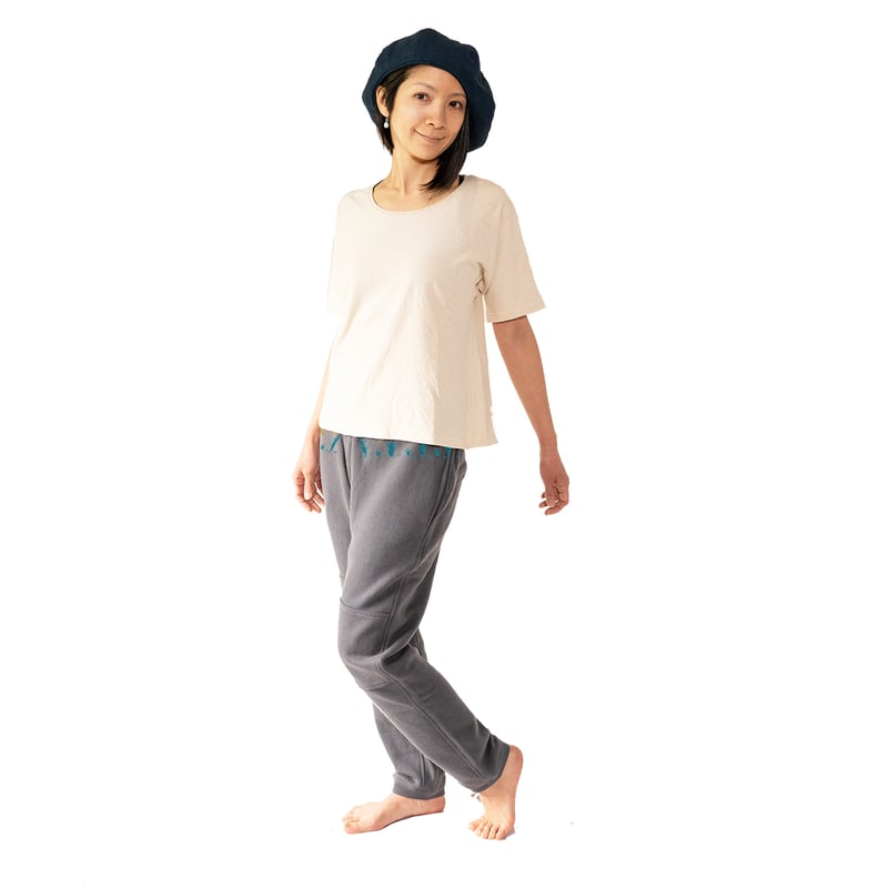 テッポーTシャツ 生成無地_薄手023』Hemp×オーガニックコットン