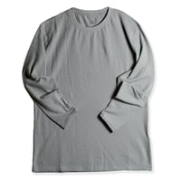 灰『RELAX LONG T』STONE Hemp o/cotton /Ladys,kids unisex　中薄手175g
