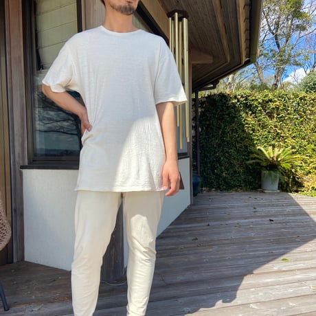 米『RELAX HempT-shirts Natural 』Hemp o/cotton unisex 中薄手175g