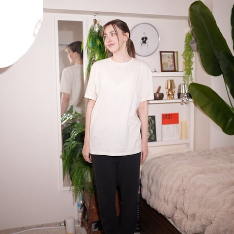 米『RELAX HempT-shirts Natural 』Hemp o/cotton unisex 中薄手175g